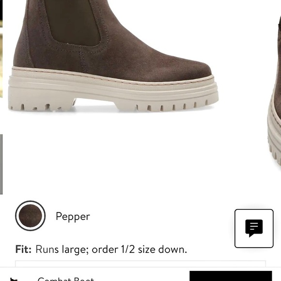 Gabor Combat Lug Sole Suede Chelsea Boot - Picture 8 of 9